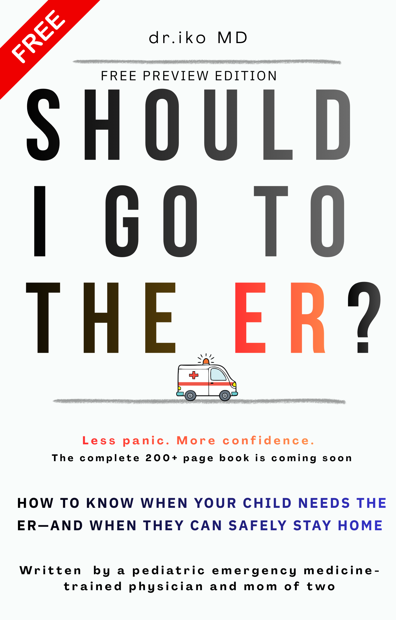 free eBook 'Should I Go to the ER?'